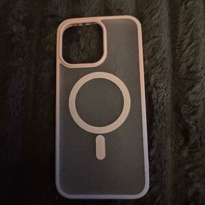 Pink and Black Phone Case